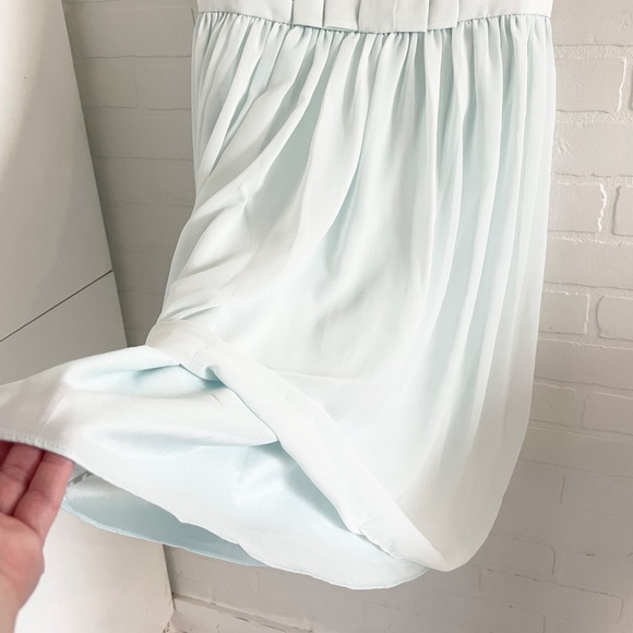 Ted Baker London Mini Dress Formal Gown Lace Flowy Bow Preppy Coquette Retro M - Picture 14 of 16